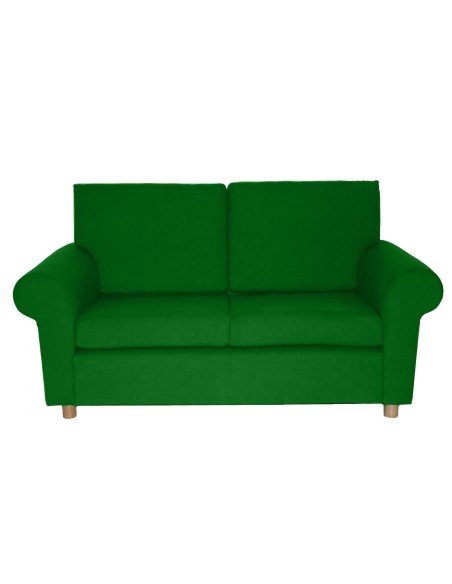 Sofá Rober polipiel verde