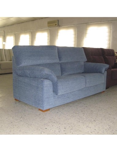 Sofá Olingo 2 plaza polipiel azul