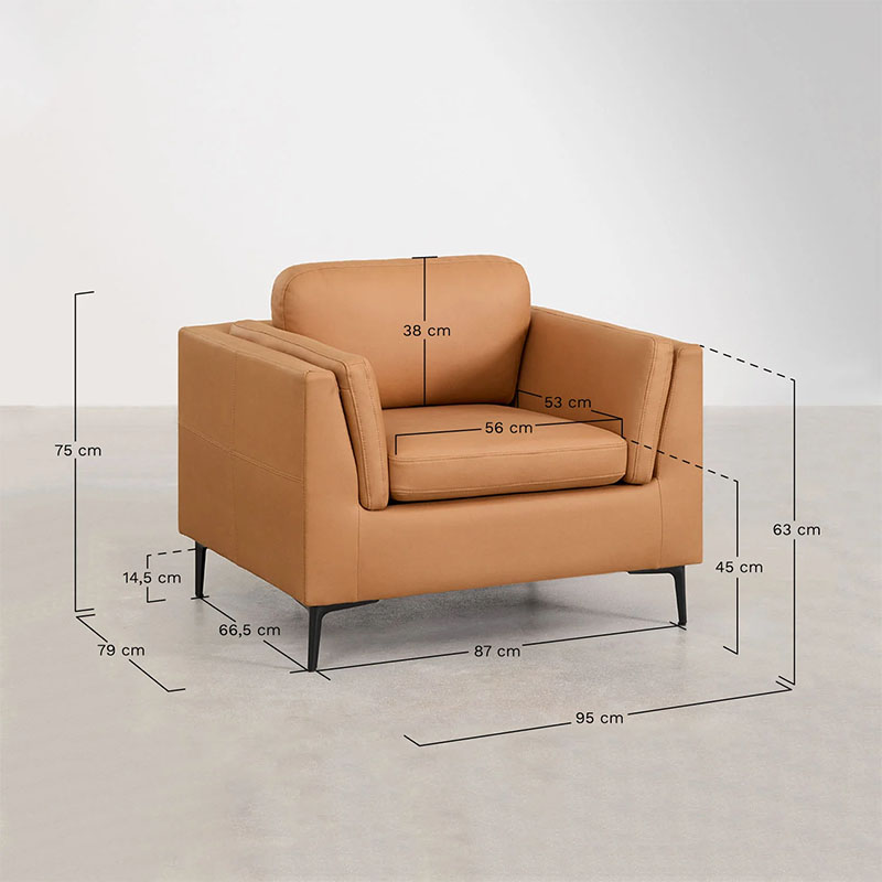 Butaca Walia dimensiones