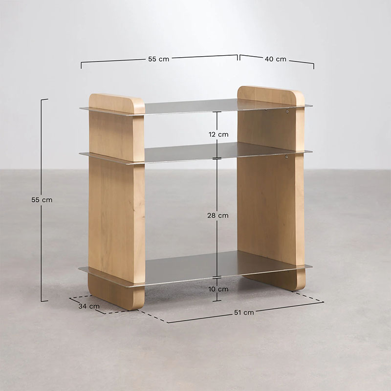 Mesa auxiliar ideal para decoraciones modernas